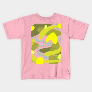 yellow heart Kids T-Shirt